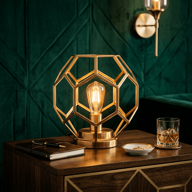 Neo Deco Gold Accent Lamp